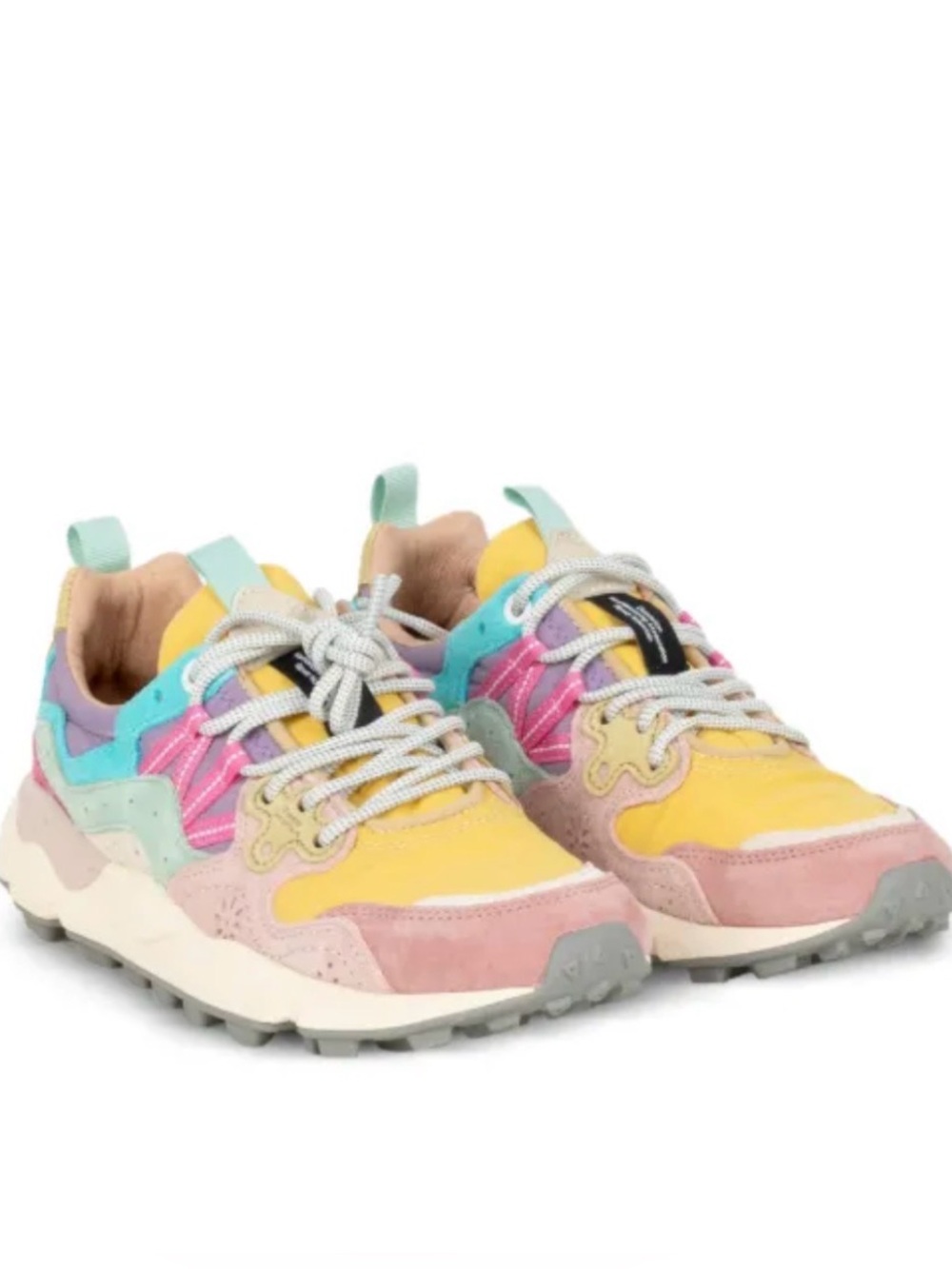 NWT Flower Mountain Yamano 3 Sneaker in Pink-Ocher-Light Pink - Picture 5 of 16